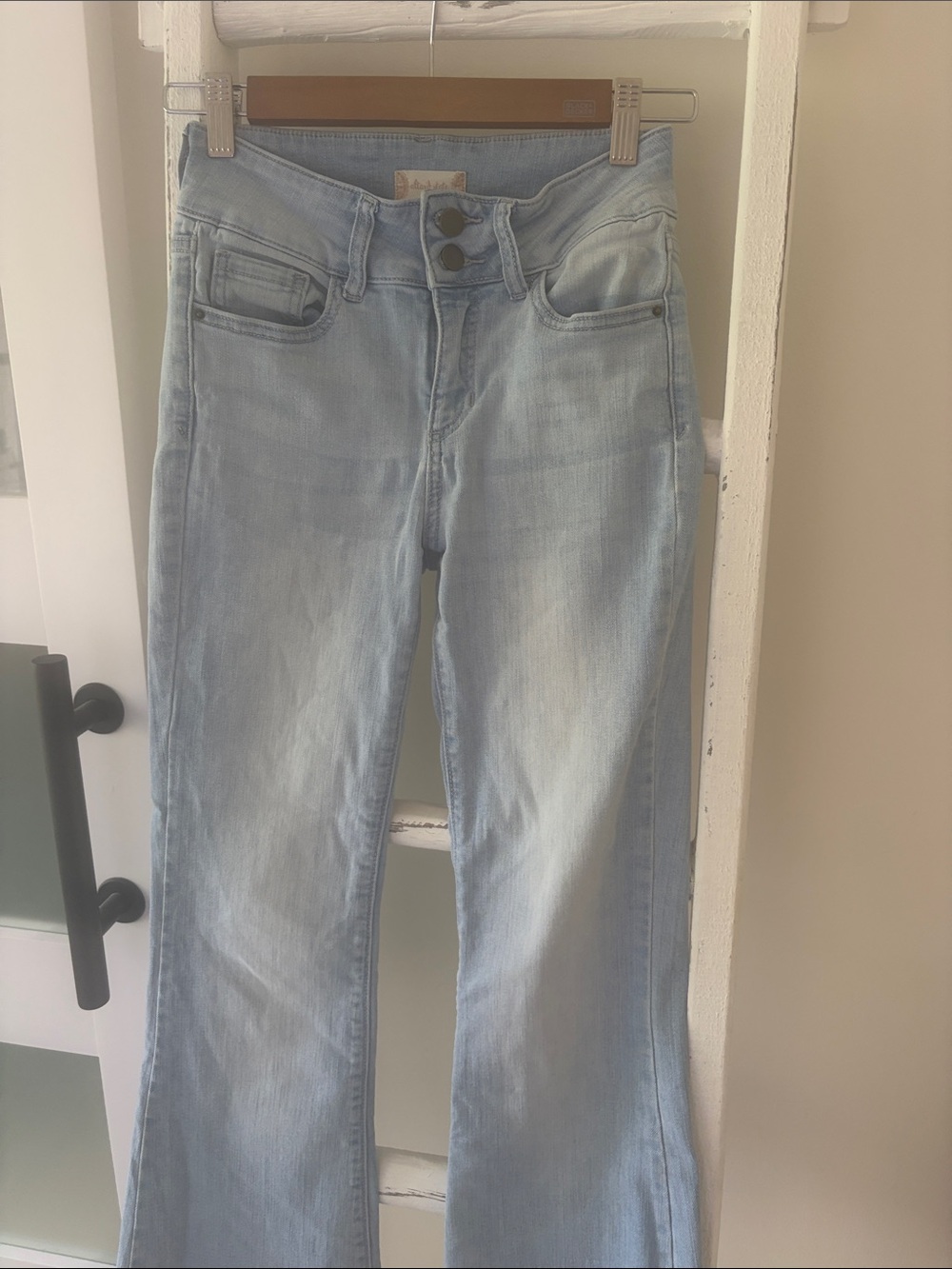 Altar'd State Light Blue Flared Women's Jeans
